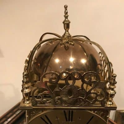 Lantern clock fusee passing strike large & heavy - Image 2