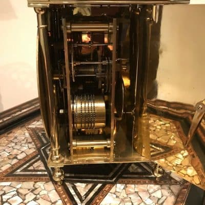 Lantern clock fusee passing strike large & heavy - Image 5