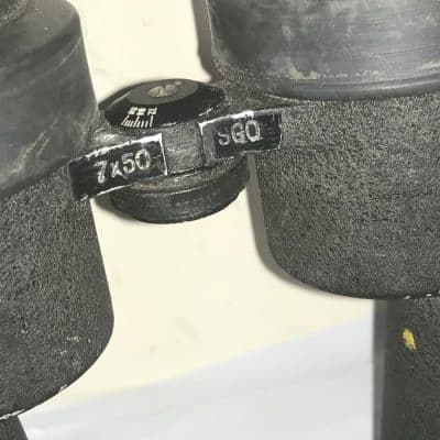 Huet 7x50 French 1943 binoculars - Image 2