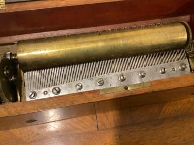 Berens & Blumberg / Lecoultre 6 air key wound music box c 1855 - Image 5