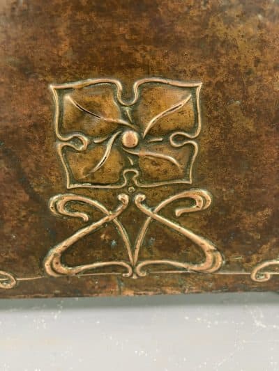 Arts & Crafts Copper Log Box - Image 2