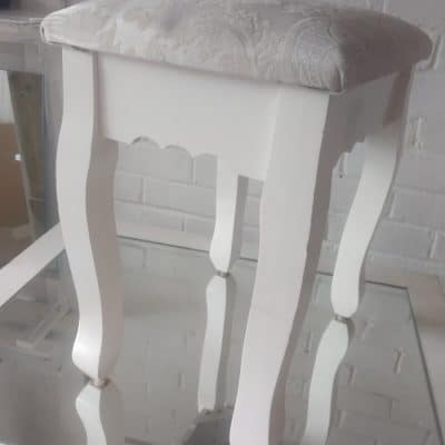 French Style Classic Dressing Table Stool - Image 4