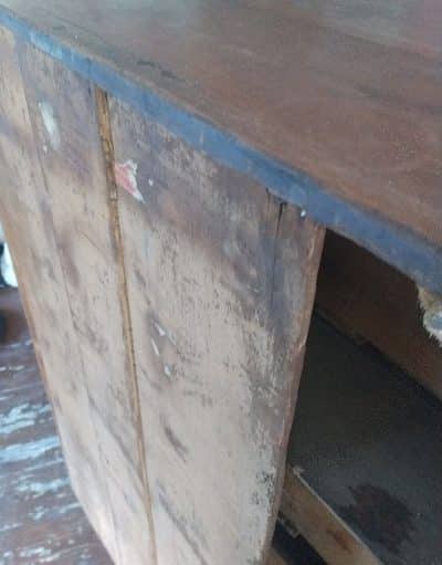 Antique Victorian Mahogany Scotch Chest Of Drawers With Carved Columns - Image 12