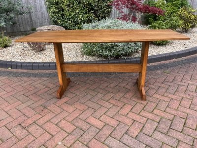 Cotswold School Oak Dining Table cotswold school Antique Furniture 10