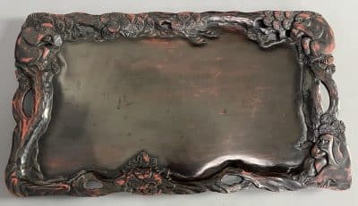 Arts & Crafts Carved Monkey Tray For Liberty c1905 - Image 6
