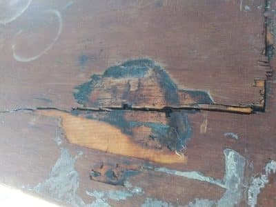 Antique Victorian Mahogany Scotch Chest Of Drawers With Carved Columns - Image 11