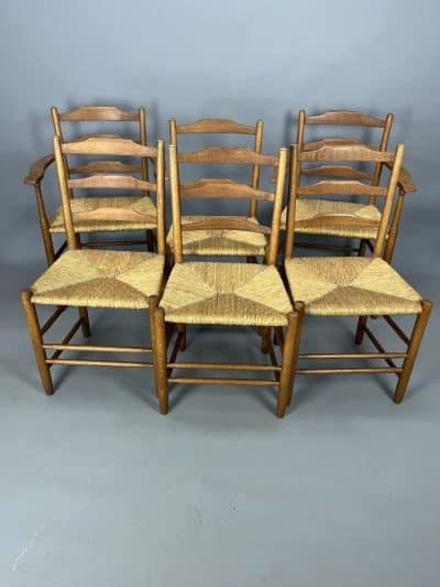 Six Cotswold School Neville Neal Dining Chairs Arts and Crafts Dining Chairs Antique Chairs 3