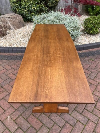 Cotswold School Oak Dining Table - Image 4