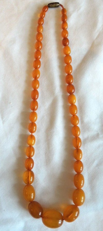 Antique Butterscotch Amber Beads - Image 2