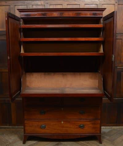 Regency Mahogany Linen Press SAI3085 - Image 9