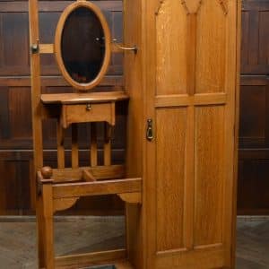 Edwardian Scottish Oak Hall Stand/robe SAI3090 Antique Cupboards