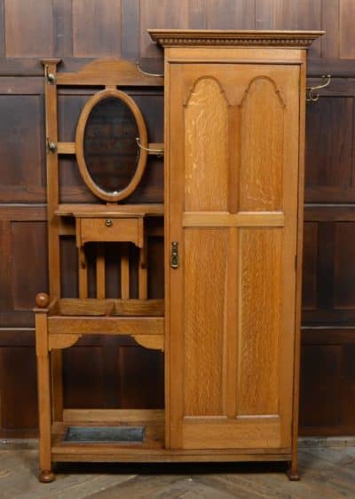 Edwardian Scottish Oak Hall Stand/robe SAI3090 Antique Cupboards 17