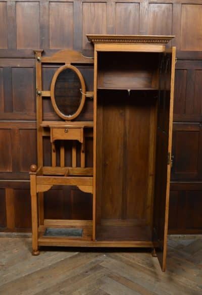 Edwardian Scottish Oak Hall Stand/robe SAI3090 Antique Cupboards 16