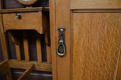Edwardian Scottish Oak Hall Stand/robe SAI3090 Antique Cupboards 10