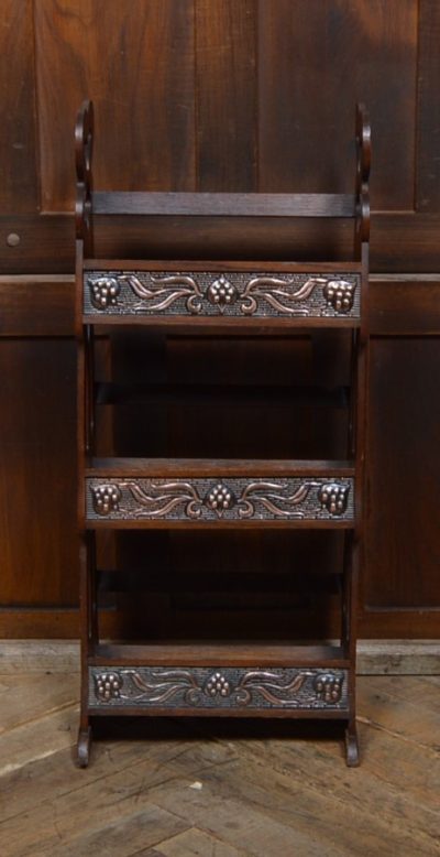 Arts & Crafts Oak Bookcase / Shelves SAI3094 Antique Bookcases 10