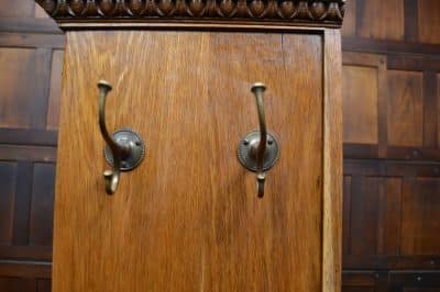 Edwardian Scottish Oak Hall Stand/robe SAI3090 Antique Cupboards 4