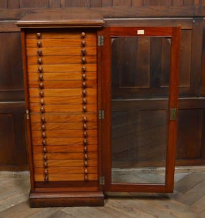 Watkins & Doncaster Mahogany Collector’s Cabinet SAI3083 Antique Cabinets 13