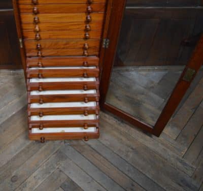 Watkins & Doncaster Mahogany Collector's Cabinet SAI3083 - Image 6