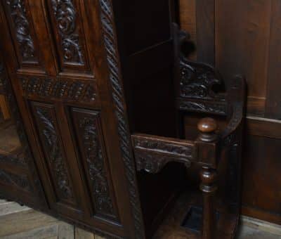 Victorian Oak Hall Stand SAI3088 Antique Cupboards 7