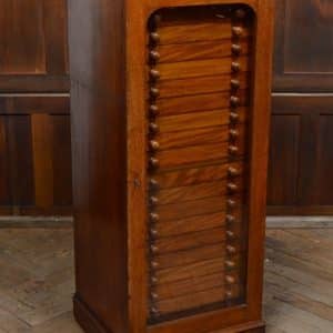 Watkins & Doncaster Mahogany Collector’s Cabinet SAI3083 Antique Cabinets
