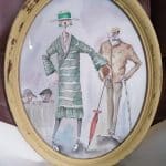 Delightful Watercolour Eric Holden Yorkshire Artist Original Art signed dated 1986 watercolour Antique Art