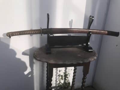 Japanese NCO’s Sword 2WW signed tang Antique Swords 8