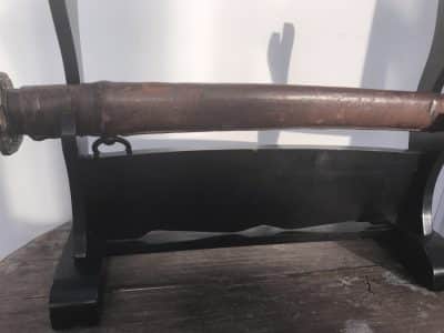 Japanese NCO’s Sword 2WW signed tang Antique Swords 11