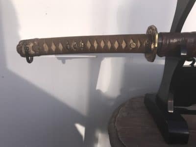 Japanese NCO’s Sword 2WW signed tang Antique Swords 13