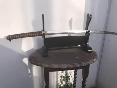 Japanese NCO’s Sword 2WW signed tang - Image 12