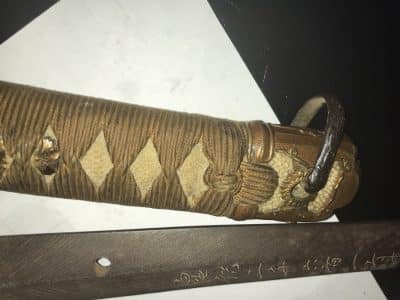 Japanese NCO’s Sword 2WW signed tang Antique Swords 37