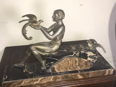 J DAUVERGNE BIRDS OF PARADISE ART DECO - Image 2