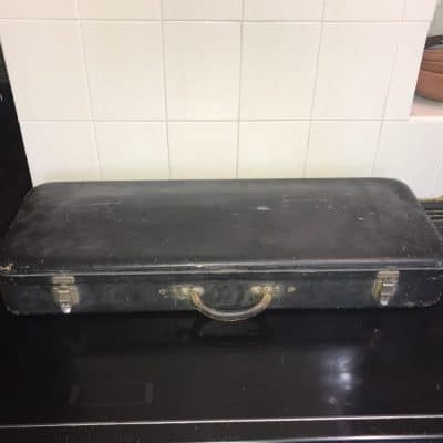 French Violins 4/4 cased with 4 bows. - Image 18