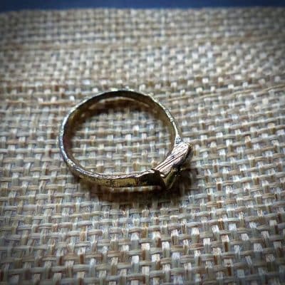Ring, Tiny Roman Bronze Ring probably a child’s ring (5069) Antique Jewellery Antique Collectibles 7