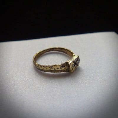 Ring, Tiny Roman Bronze Ring probably a child’s ring (5069) Antique Jewellery Antique Collectibles 4
