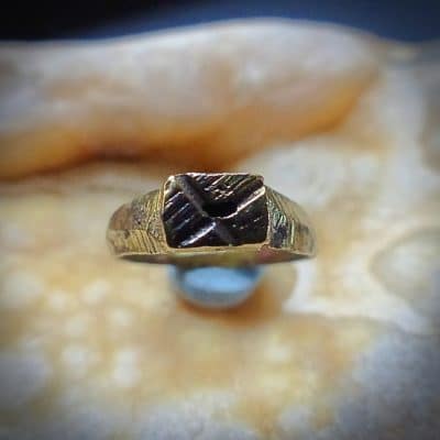 Ring, Tiny Roman Bronze Ring probably a child’s ring (5069) Antique Jewellery Antique Collectibles 12