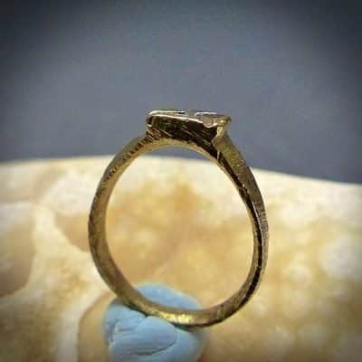 Ring, Tiny Roman Bronze Ring probably a child’s ring (5069) Antique Jewellery Antique Collectibles 10