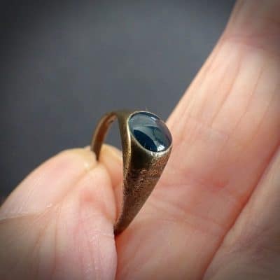 Ring, Late Medieval Stirrup Ring. (5070) antique ring Antique Collectibles 7