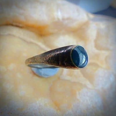 Ring, Late Medieval Stirrup Ring. (5070) antique ring Antique Collectibles 9