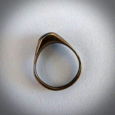 Ring, Late Medieval Stirrup Ring. (5070) antique ring Antique Collectibles 12