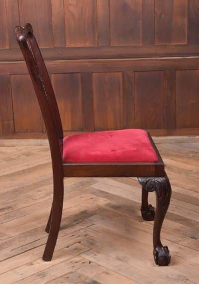 Set Of 8 Mahogany Chippendale Style Dining Chairs SAI1958 - Image 22