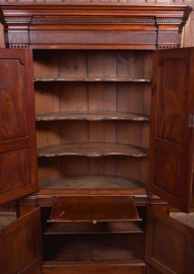 Georgian Mahogany Corner Cabinet SAI2010 - Image 11