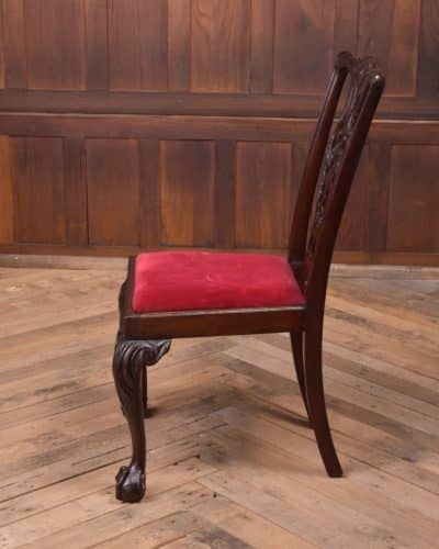 Set Of 8 Mahogany Chippendale Style Dining Chairs SAI1958 - Image 21