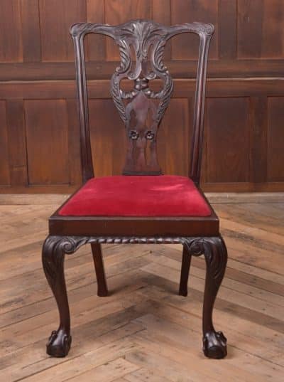 Set Of 8 Mahogany Chippendale Style Dining Chairs SAI1958 Antique Chairs 22