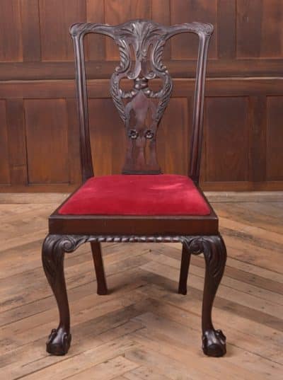 Set Of 8 Mahogany Chippendale Style Dining Chairs SAI1958 - Image 20
