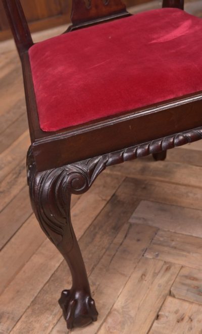 Set Of 8 Mahogany Chippendale Style Dining Chairs SAI1958 - Image 19