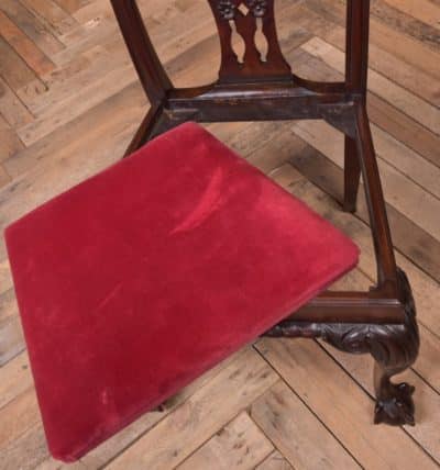 Set Of 8 Mahogany Chippendale Style Dining Chairs SAI1958 - Image 15