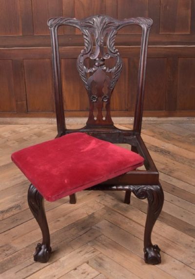 Set Of 8 Mahogany Chippendale Style Dining Chairs SAI1958 - Image 14