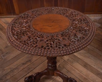 Burmese Carved Occasional Table SAI2079 Antique Furniture 13