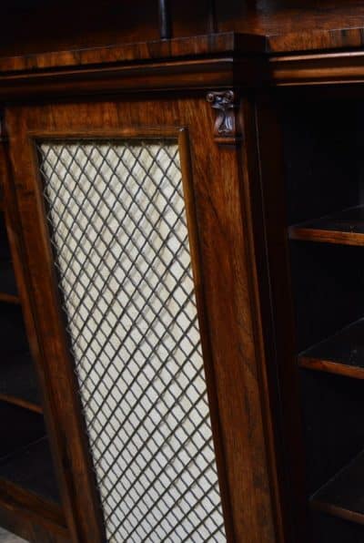 Rosewood Breakfront Bookcase / Sideboard SAI3099 - Image 19