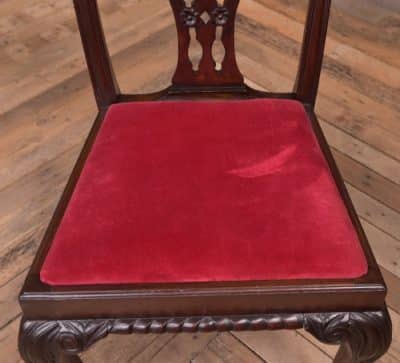 Set Of 8 Mahogany Chippendale Style Dining Chairs SAI1958 Antique Chairs 5